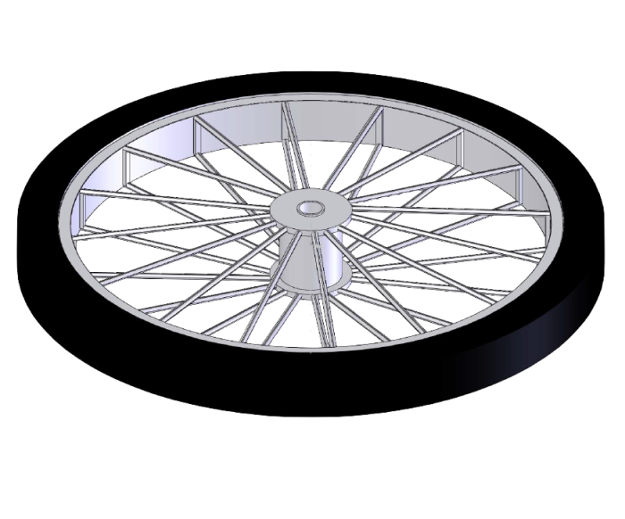 Utility Cart 20 Spoked Wheel
