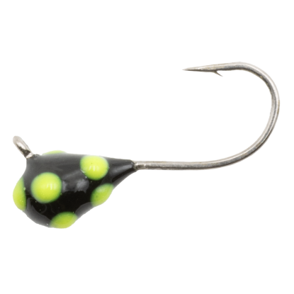 Black/Chartreuse Glow Dot