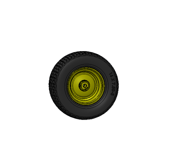 Tire Assy, 16 x 7.5 in, LG1300